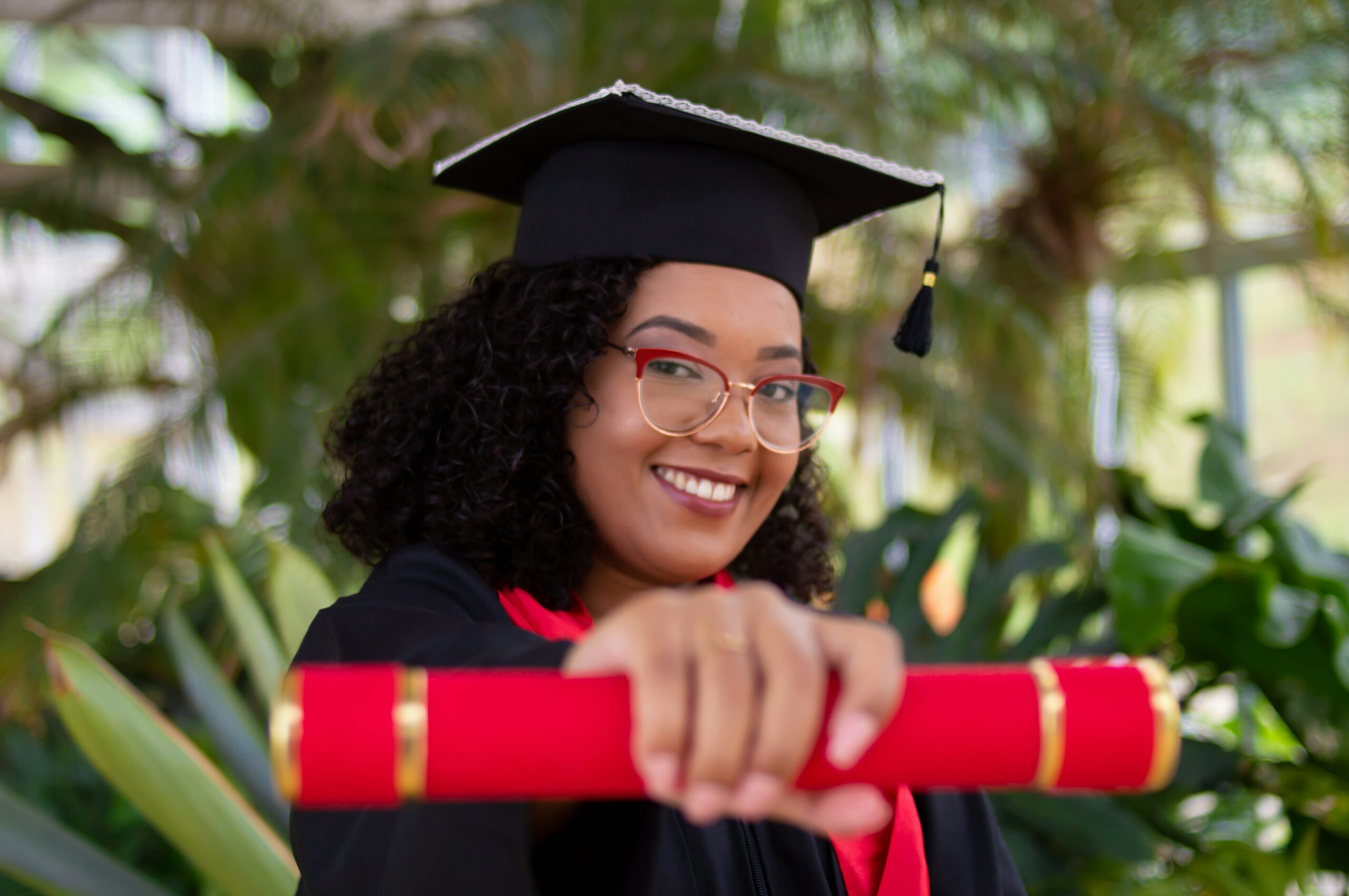 Une jeune diplômée